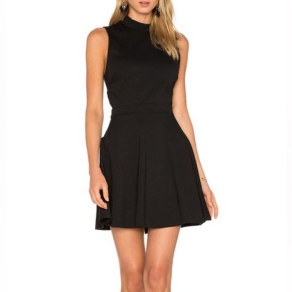 NWT Avec Les Filles Mini‎ Dress Cutouts Fit Flare Anthropologie MEDIUM